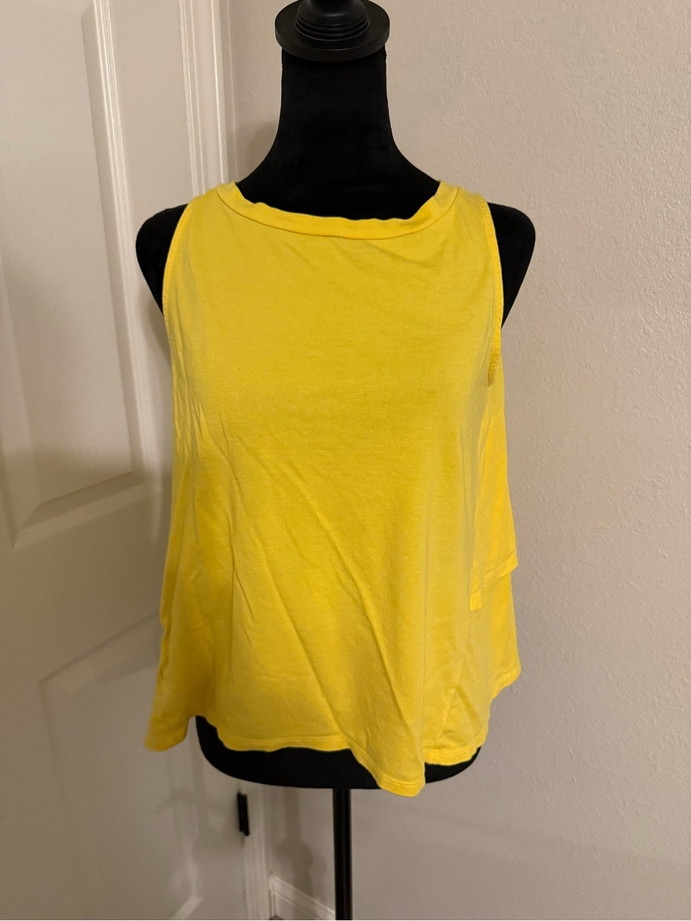 LOFT Bright Yellow Sleeveless Tank